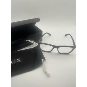 Armani Exchange OAX3050 Eyeglasses – Matte Black – 53mm – New With Demo Lenses
